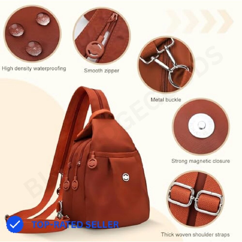 Waterproof Convertible Backpack Multi-Compartment… - image 3